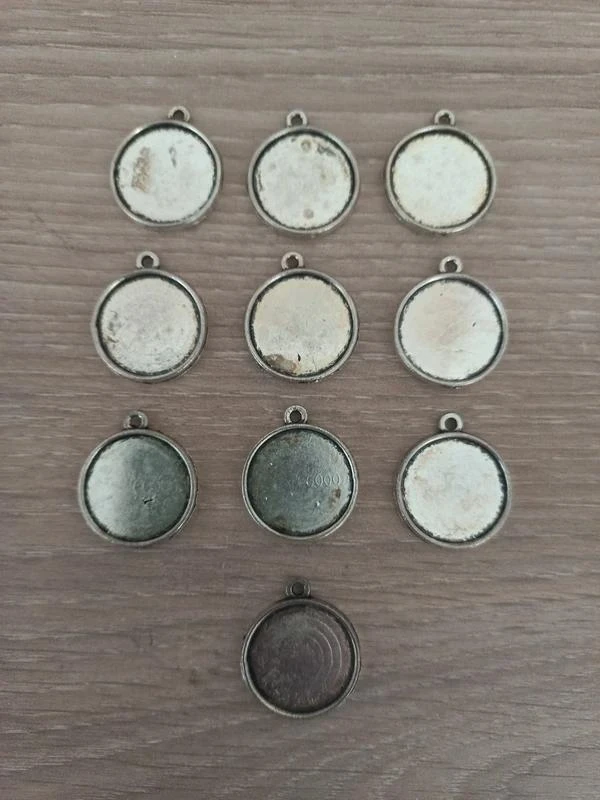 Lot De 10 Supports Cabochon Réversible - 18 mm